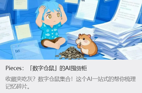Pieces：「数字仓鼠」的 AI 囤货柜