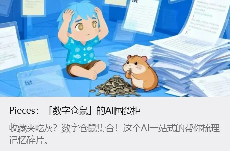 Pieces：「数字仓鼠」的 AI 囤货柜
